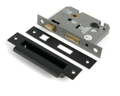 From The Anvil Aged Bronze 3" Euro Profile Sash Lock