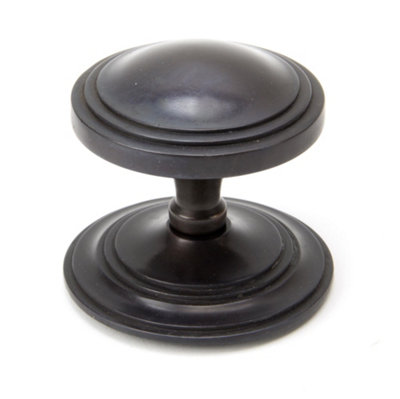 From The Anvil Aged Bronze Art Deco Centre Door Knob