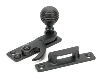 From The Anvil Aged Bronze Beehive Sash Hook Fastener