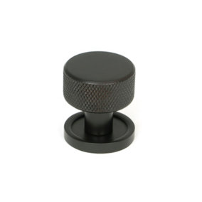 From The Anvil Aged Bronze Brompton Cabinet Knob - 25mm (Plain)