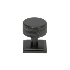 From The Anvil Aged Bronze Brompton Cabinet Knob - 32mm (Square)