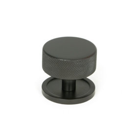 From The Anvil Aged Bronze Brompton Cabinet Knob - 38mm (Plain)