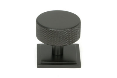 From The Anvil Aged Bronze Brompton Cabinet Knob - 38mm (Square)