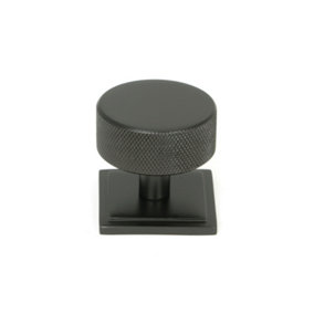 From The Anvil Aged Bronze Brompton Cabinet Knob - 38mm (Square)