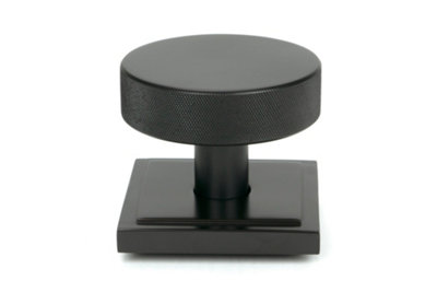 From The Anvil Aged Bronze Brompton Centre Door Knob (Square)
