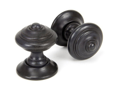 From The Anvil Aged Bronze Elmore Concealed Mortice Knob Set