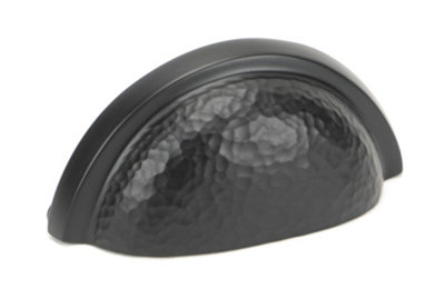 From The Anvil Aged Bronze Hammered Regency Concealed Drawer Pull