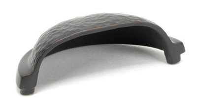 From The Anvil Aged Bronze Hammered Regency Concealed Drawer Pull
