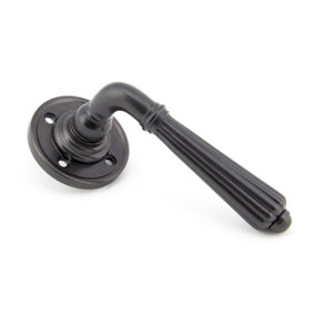 From The Anvil Aged Bronze Hinton Lever on Rose Set - Unsprung