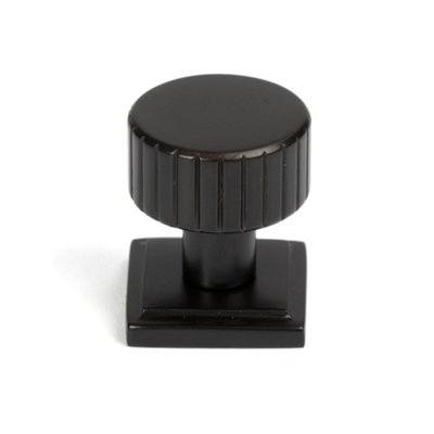 From The Anvil Aged Bronze Judd Cabinet Knob - 25mm (Square)