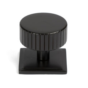 From The Anvil Aged Bronze Judd Cabinet Knob - 38mm (Square)
