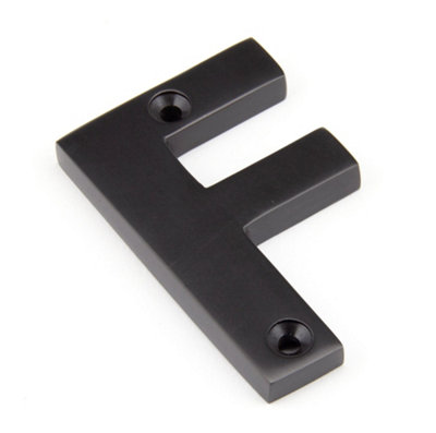 From The Anvil Aged Bronze Letter F