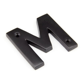 From The Anvil Aged Bronze Letter M