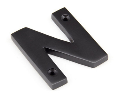 From The Anvil Aged Bronze Letter N