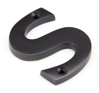 From The Anvil Aged Bronze Letter S
