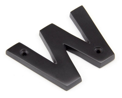 From The Anvil Aged Bronze Letter W