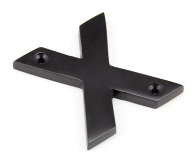 From The Anvil Aged Bronze Letter X
