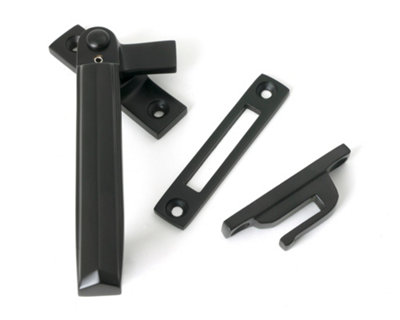 From The Anvil Aged Bronze Locking Art Deco Fastener - LH