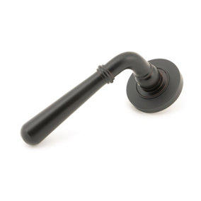 From The Anvil Aged Bronze Newbury Lever on Rose Set (Plain)