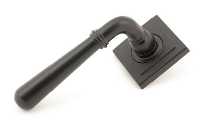 From The Anvil Aged Bronze Newbury Lever on Rose Set (Square) - Unsprung