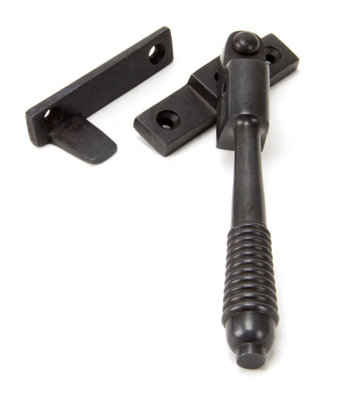 From The Anvil Aged Bronze Night-Vent Locking Reeded Fastener
