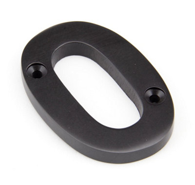 From The Anvil Aged Bronze Numeral 0