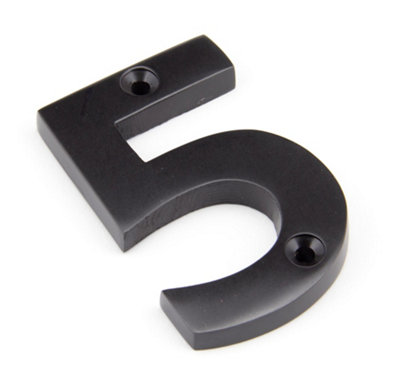 From The Anvil Aged Bronze Numeral 5