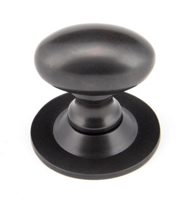 From The Anvil Aged Bronze Oval Cabinet Knob 33mm
