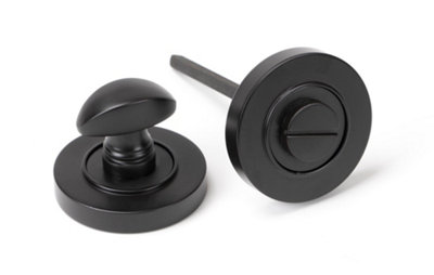 From The Anvil Aged Bronze Round Thumbturn Set (Plain)