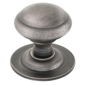From The Anvil Antique Pewter Round Centre Door Knob