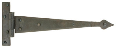 From The Anvil Beeswax 12 Inch Arrow Head T Hinge (pair)