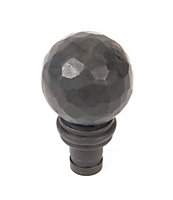From The Anvil Beeswax Hammered Ball Curtain Finial (pair)