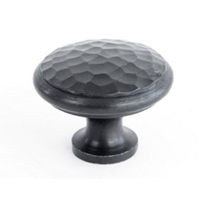 From The Anvil Beeswax Hammered Cabinet Knob - Large