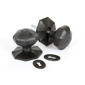 From The Anvil Beeswax Large Octagonal Mortice/Rim Knob Set