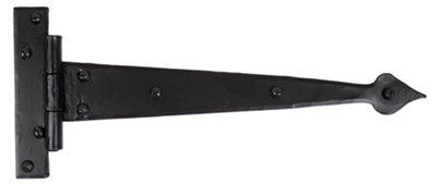 From The Anvil Black 12 Inch Arrow Head T Hinge (pair)