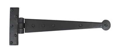 From The Anvil Black 12 Inch Penny End T Hinge (pair)