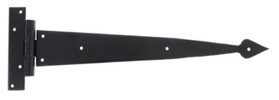 From The Anvil Black 15 Inch Arrow Head T Hinge (pair)