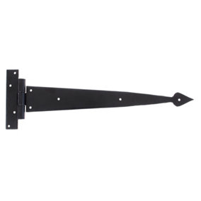 From The Anvil Black 15 Inch Arrow Head T Hinge (pair)