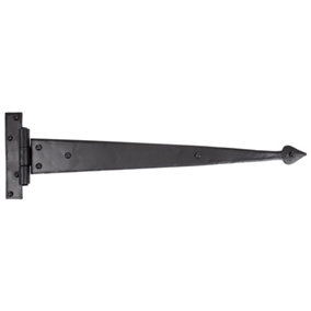 From The Anvil Black 18 Inch Arrow Head T Hinge (pair)