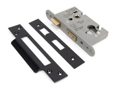 From The Anvil Black 2.5 Inch Euro Profile Sash Lock