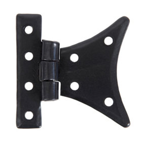 From The Anvil Black 2 Inch Half Butterfly Hinge (pair)