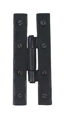 From The Anvil Black 3.25 Inch H Hinge (pair)