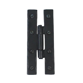 From The Anvil Black 3.25 Inch H Hinge (pair)