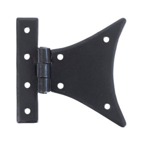 From The Anvil Black 3.25 Inch Half Butterfly Hinge (pair)