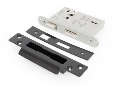 From The Anvil Black 3 Inch 5 Lever Heavy Duty BS Sash Lock