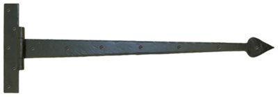 From The Anvil Black 36 Inch Barn Door T Hinge (pair)