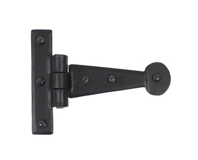 From The Anvil Black 4 Inch Penny End T Hinge (pair)