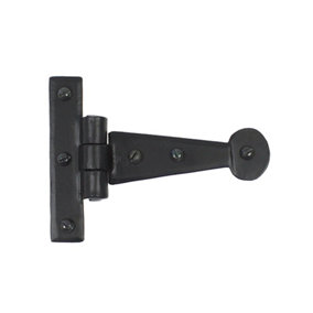 From The Anvil Black 4 Inch Penny End T Hinge (pair)