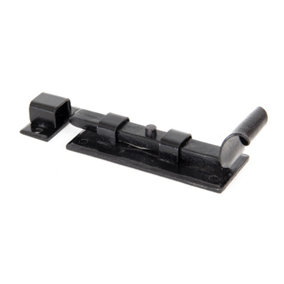 From The Anvil Black 4 Inch Straight Door Bolt