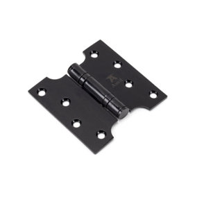 From The Anvil Black 4 Inch x 2 Inch x 4 Inch  Parliament Hinge (pair) ss